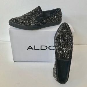 Bedazzled Pointy Toe Deck Shoe